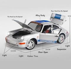 Die-cast Porsche Carrer 1:24 Scale