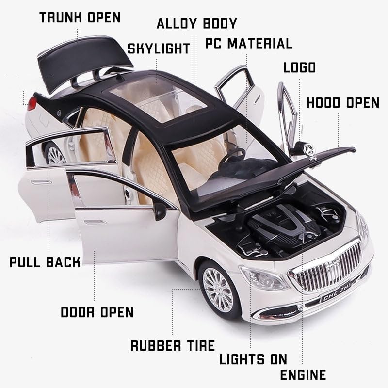 Mercedez Bens Maybach S600 Diecast 1:24 Die Cast Car