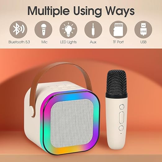 Bluetooth Speaker with Mic Karaoke