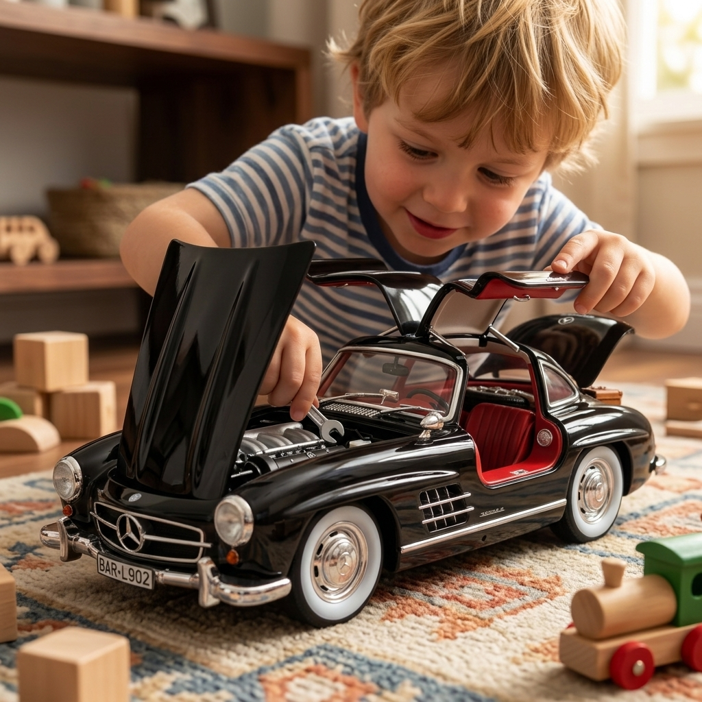 Mercedes-Benz 300 SL Gullwing 1:24 Die-Cast Model Car