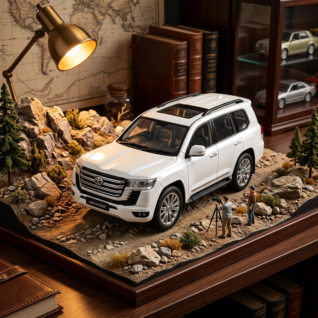 Toyota Land Cruiser 1:24 Diecast Scale Model Car