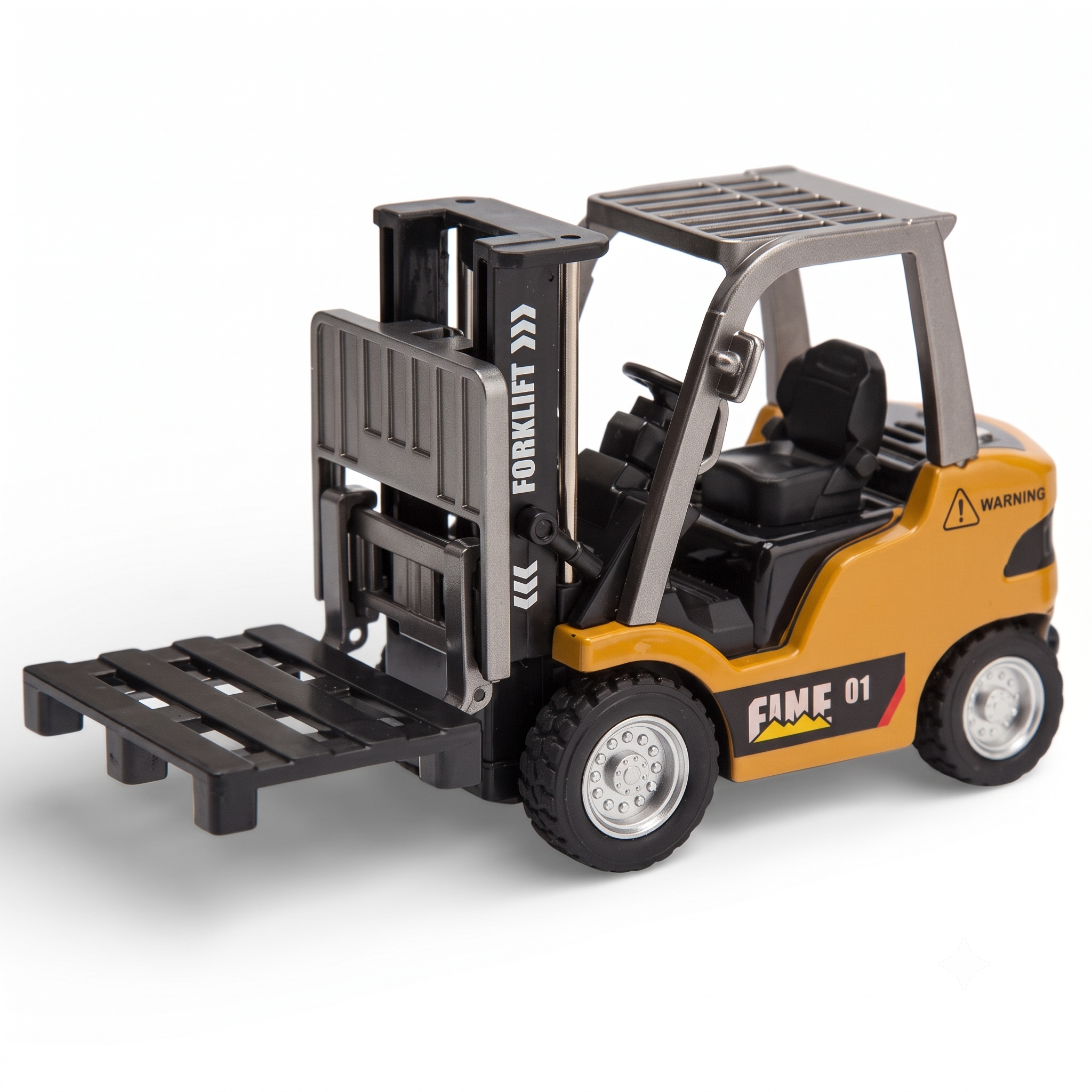 RC Forklift Truck with Remote 1:64 Scale