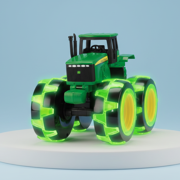 SMALL FARMER TRACTOR WITH MONSTAR WHEELS