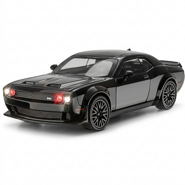 Dodge Challenger SRT Hellcat Widebody 1:24 Die-Cast Model Car – Black