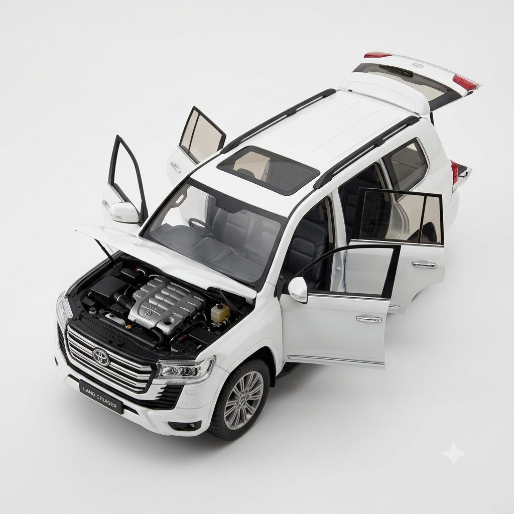 Toyota Land Cruiser 1:24 Diecast Scale Model Car