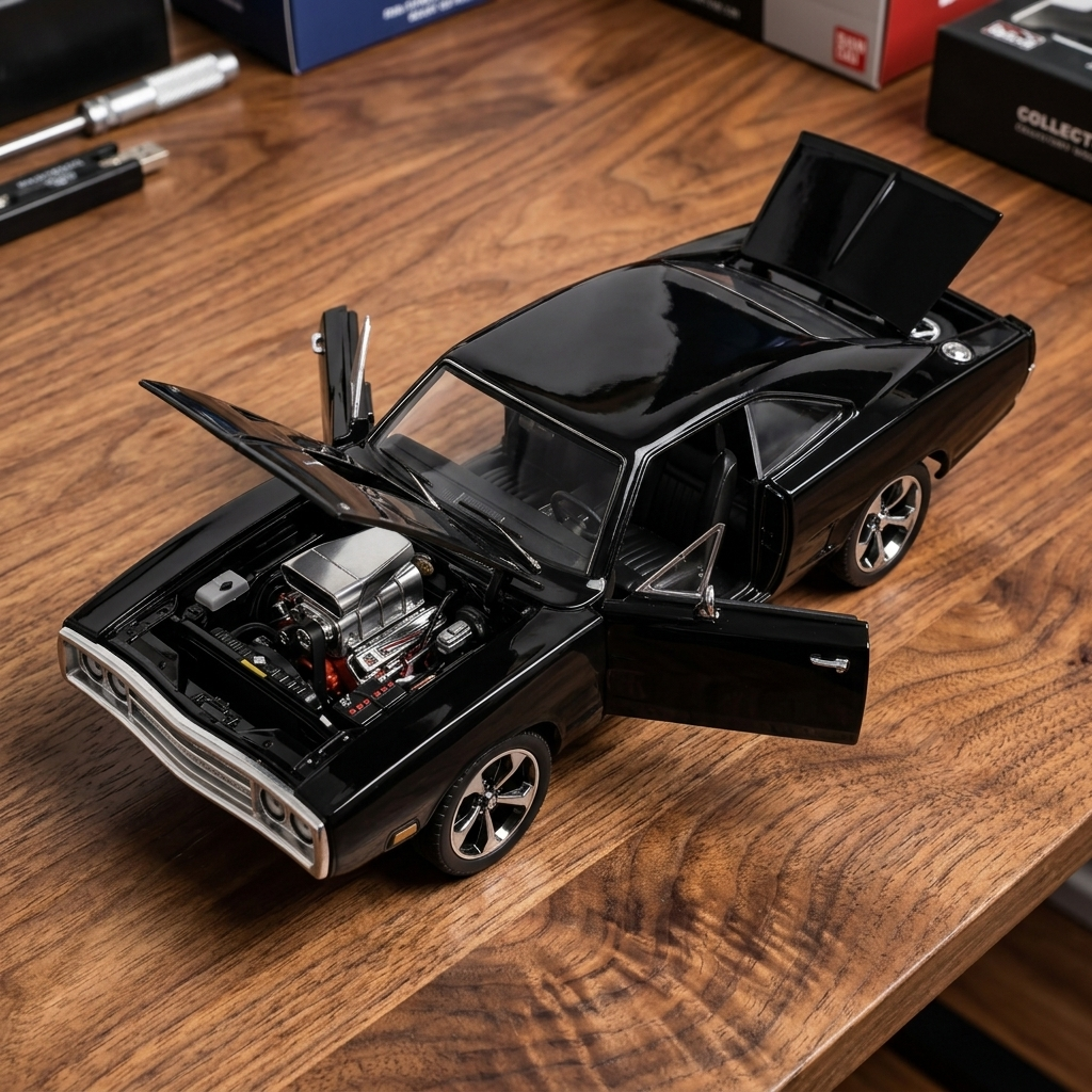 1970 Dodge Charger R/T 1:24 Die-Cast Muscle Model Car