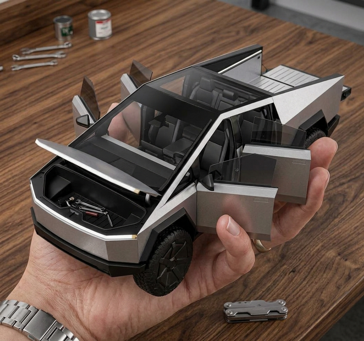 Tesla Cybertruck 1:24 Die-Cast Model Toy Car