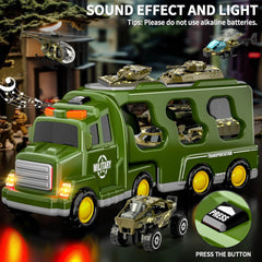 BIG CARRIER TRUCKS WITH SMALL CARS || GREEN ARMY TRUCK